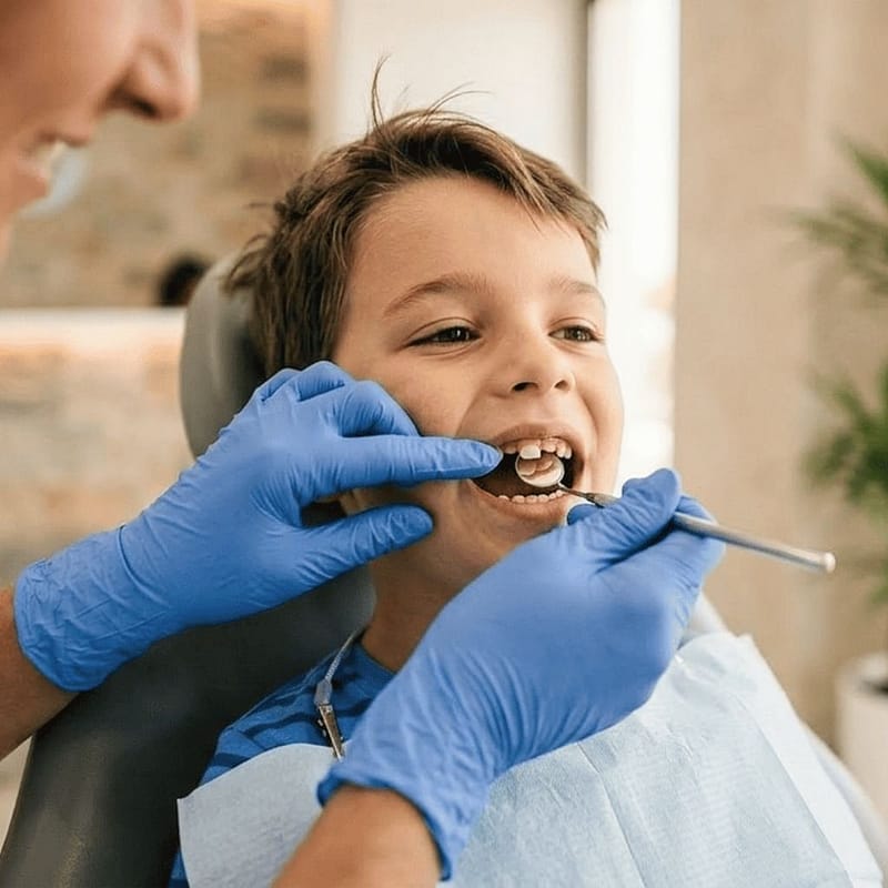 Revisión preventiva de ortodoncia infantil en Clínica Dental Berriel